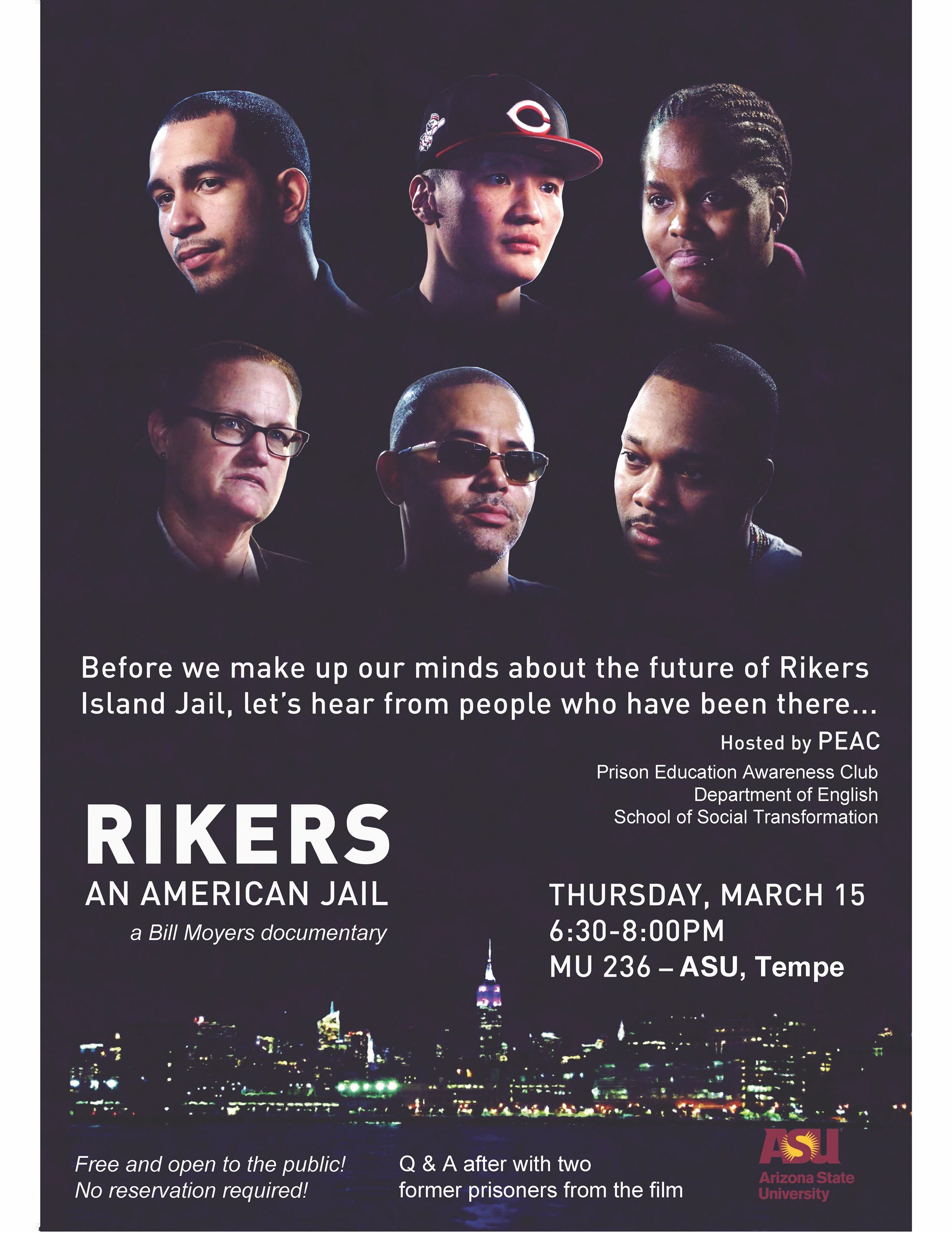 Poster for "Rikers: An American Jail"