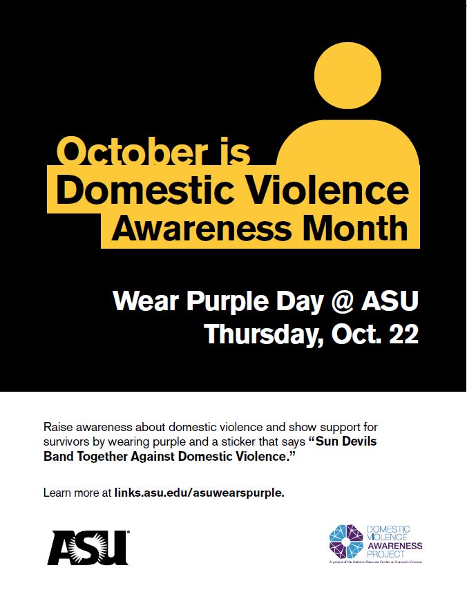 Wear Purple Day ASU Events