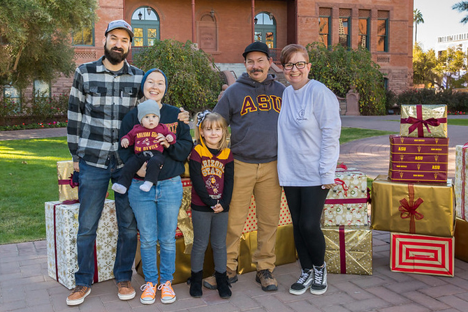 Sun Devil Generations Winter Fun with Sparky