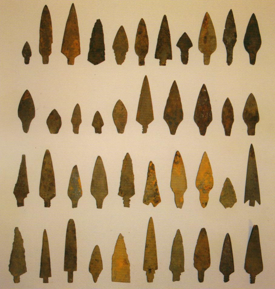 photo of arrowheads