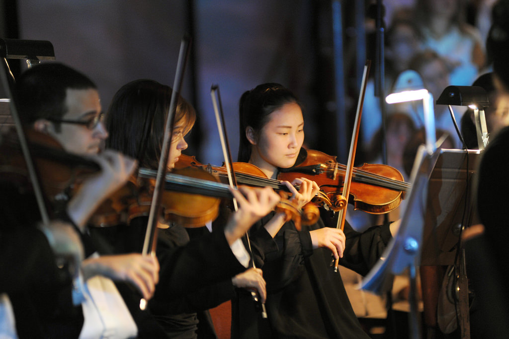 Photo of an ASU Symphony Orchestra performance