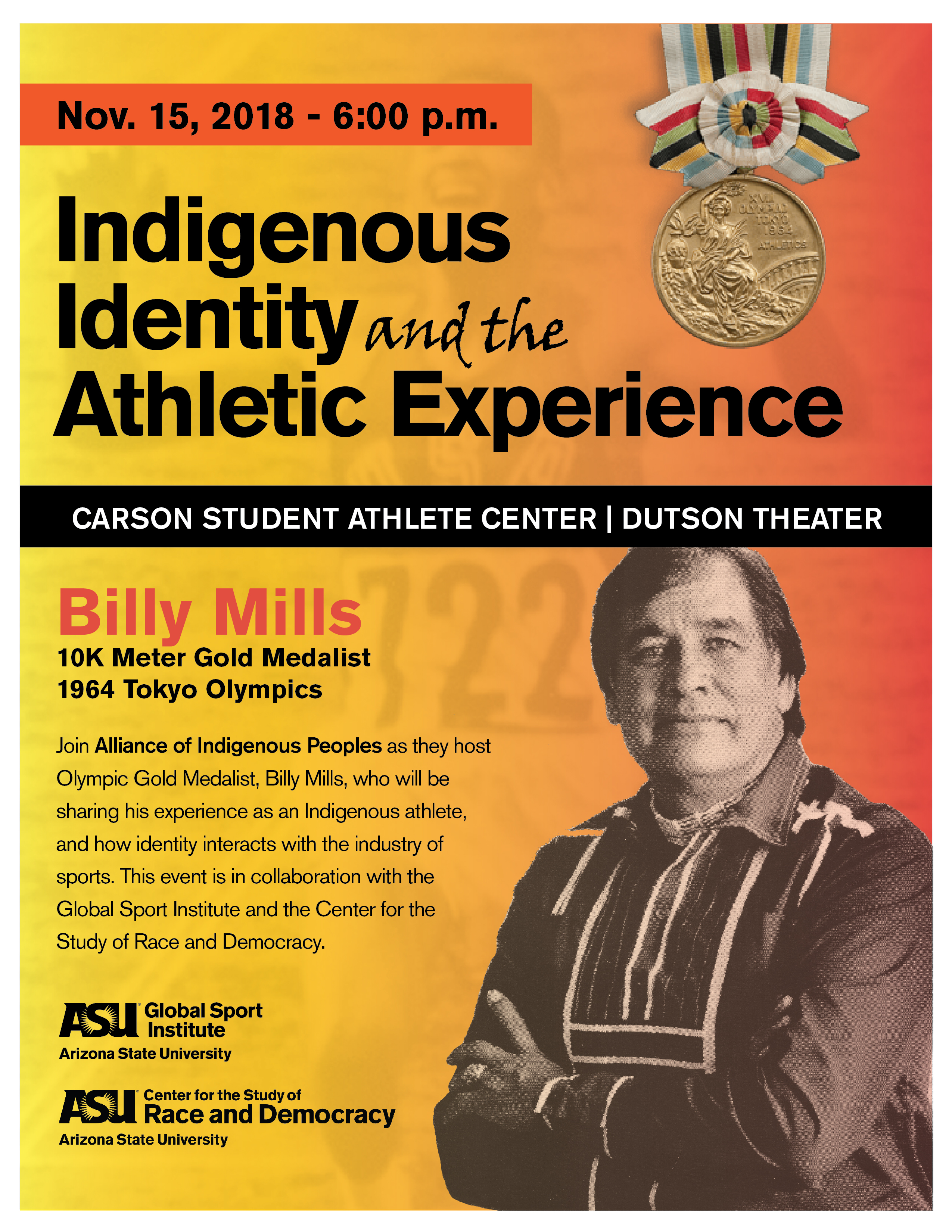 Indigenous Identity and the Athletic Experience with Billy Mills