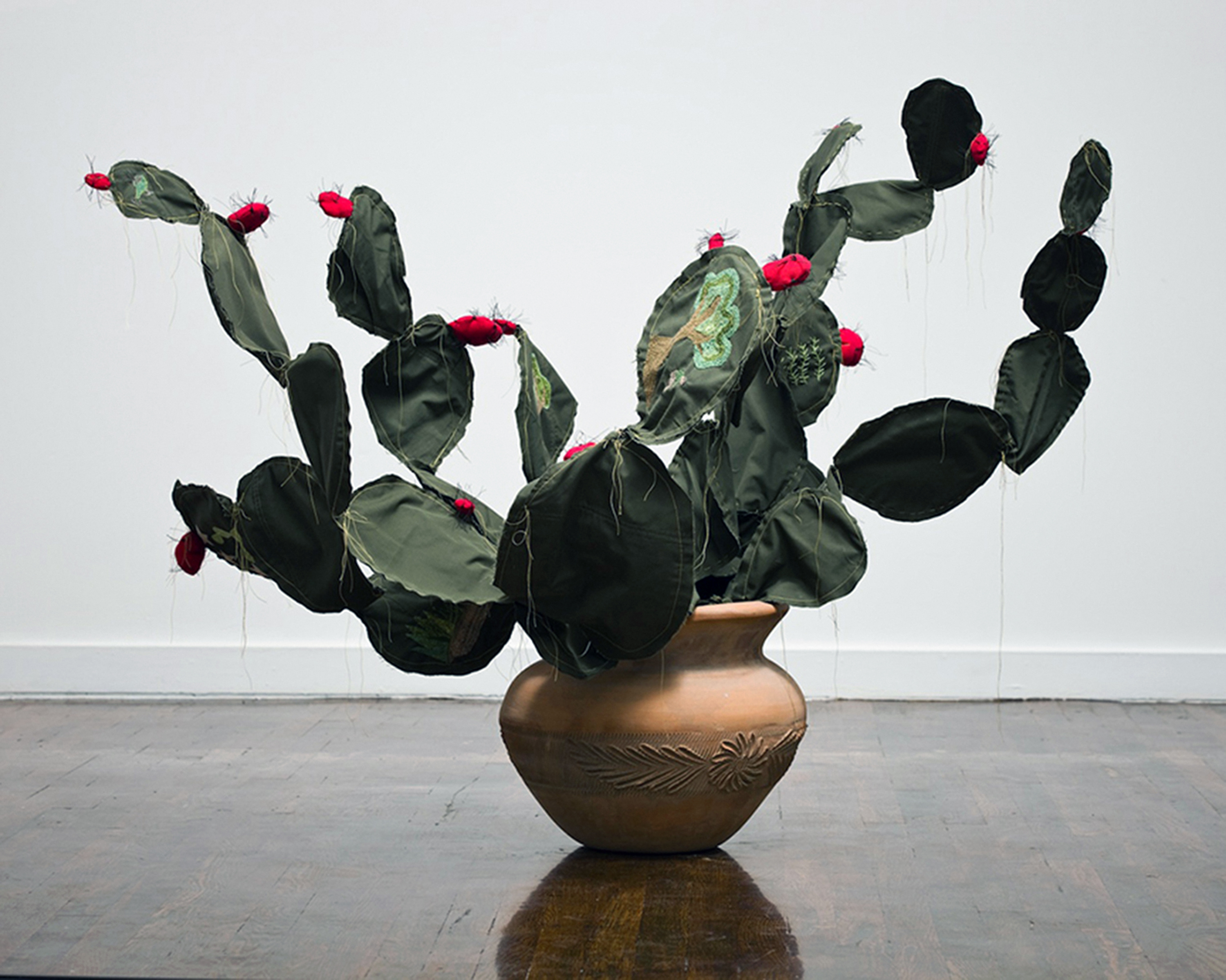 Margarita Cabrera's Space in Between sculptures mimic desert plants of the Sonoran Desert