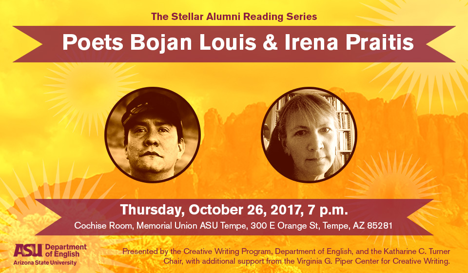 Stellar Alumni Reading Series: Irena Praitis and Bojan Louis