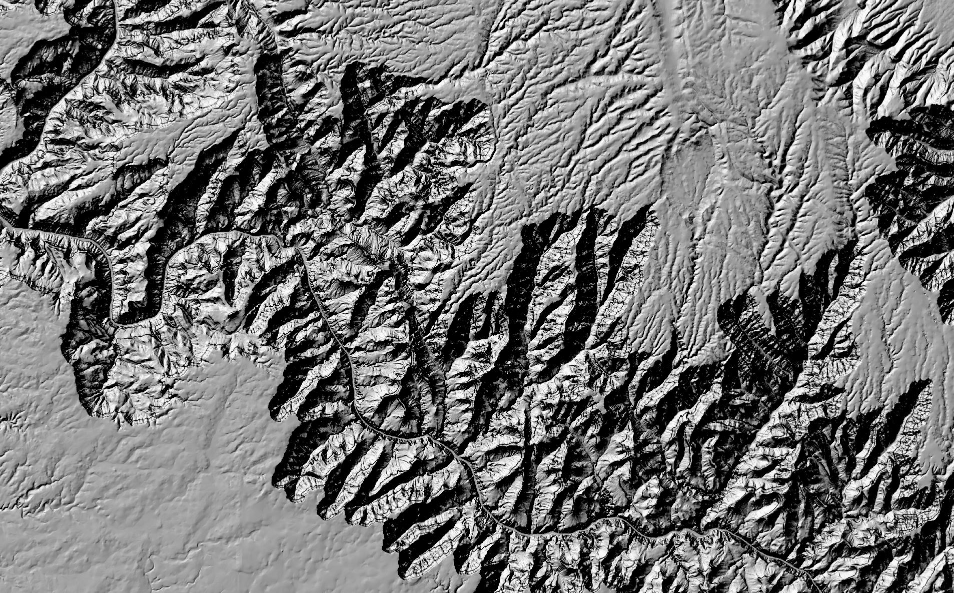 Grand Canyon Digital Elevation Model