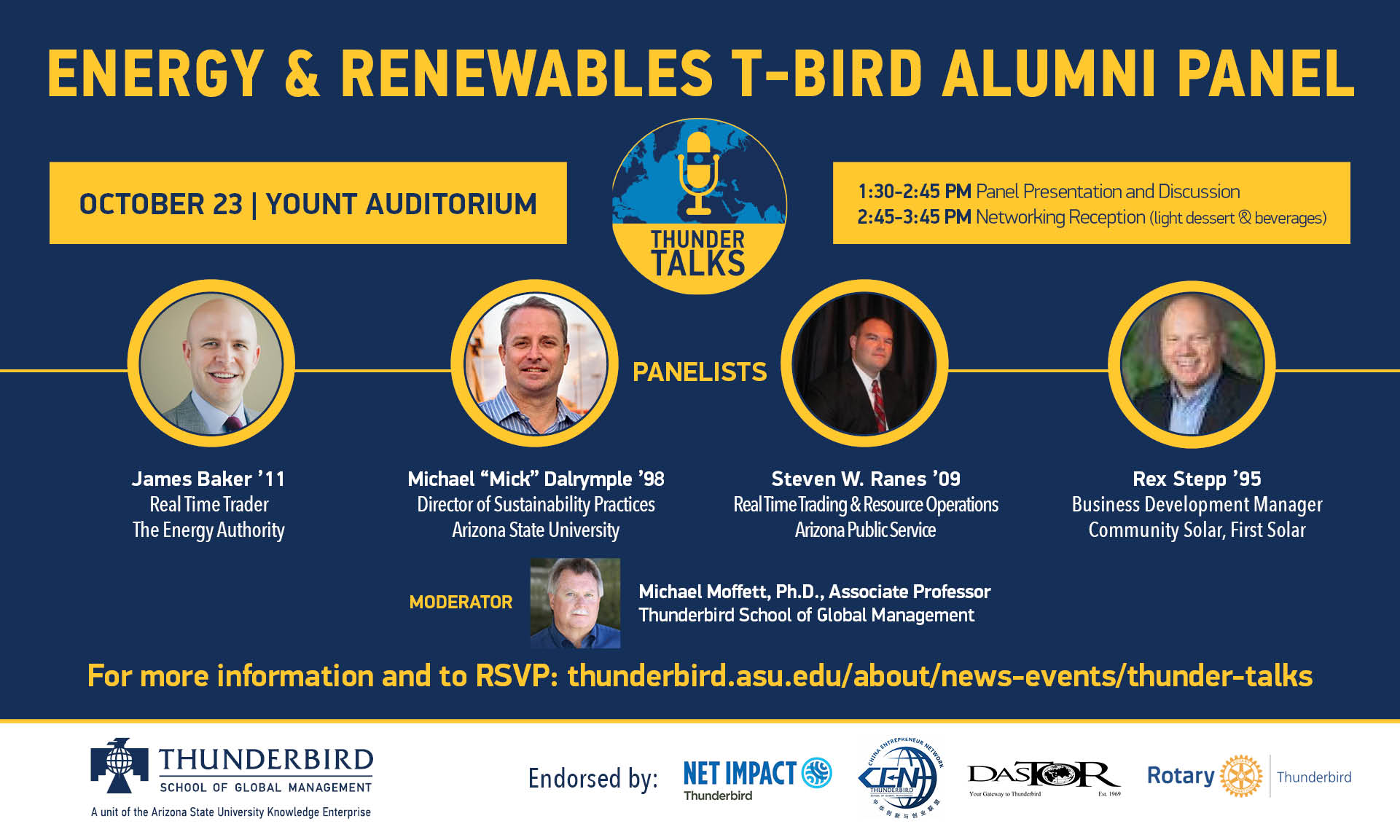 Thunder Talk: Energy and Renewables, T-bird Alumni Panel