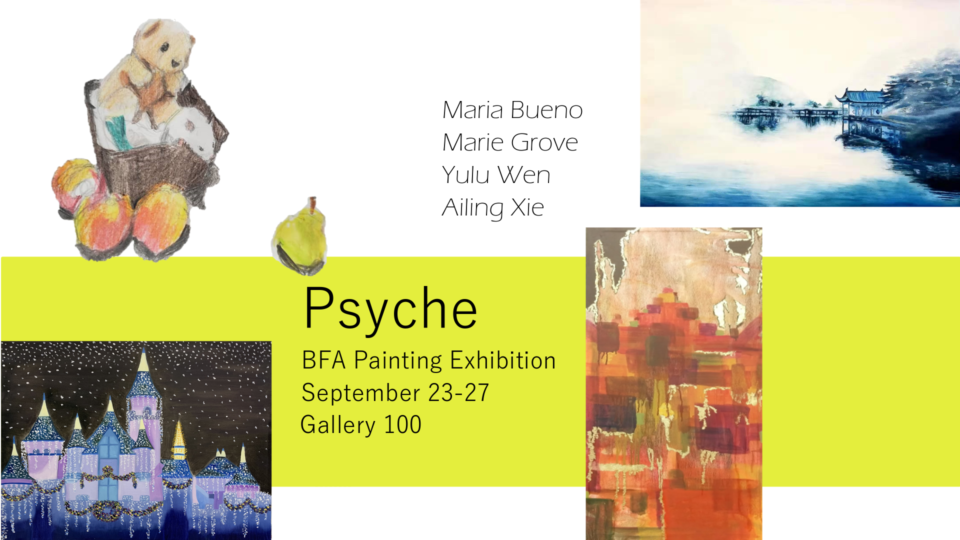 Psyche, BFA Exhibition in Painting