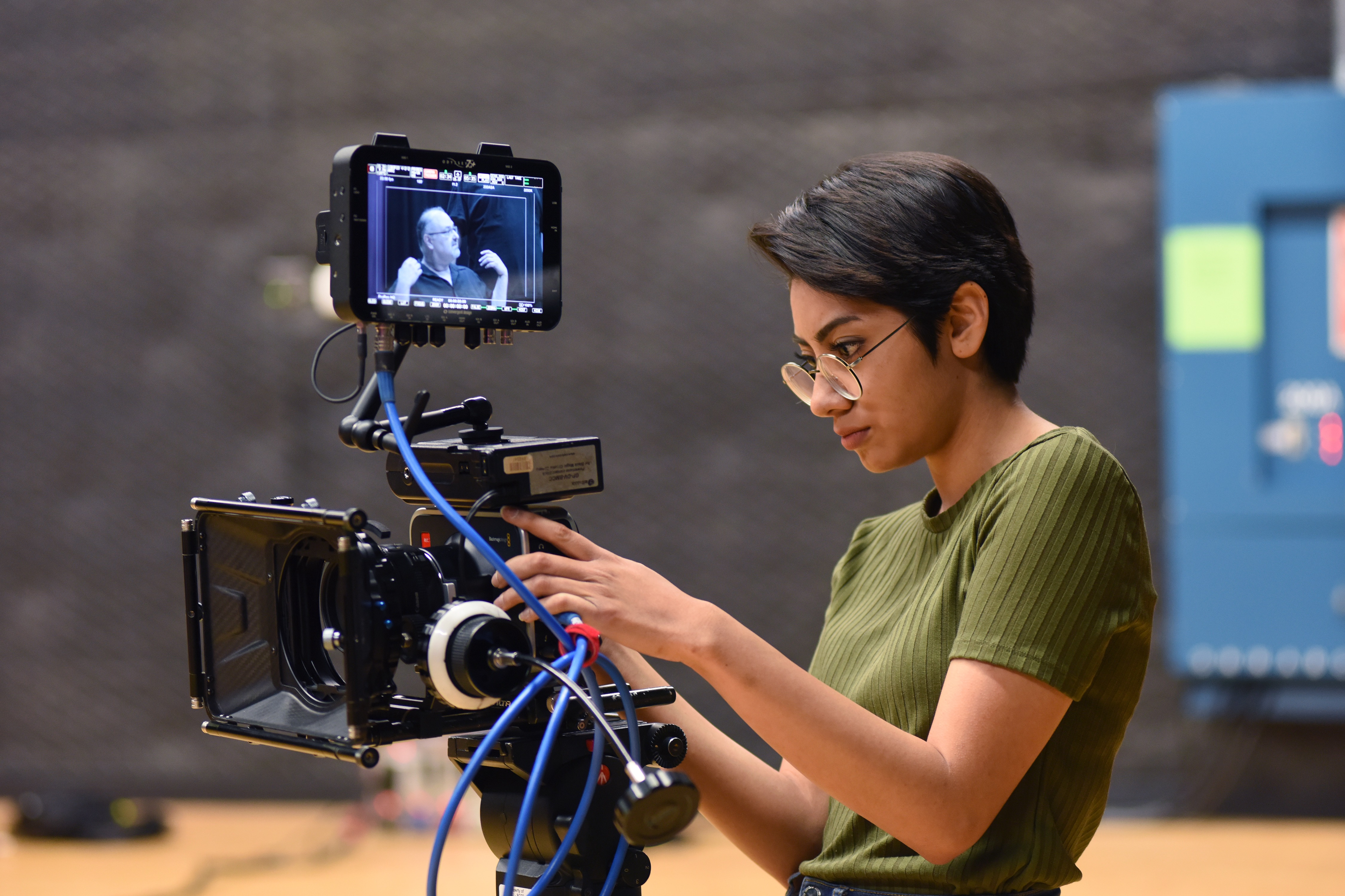 ASU School of Film, Dance and Theatre students work at Sun Studios of Arizona