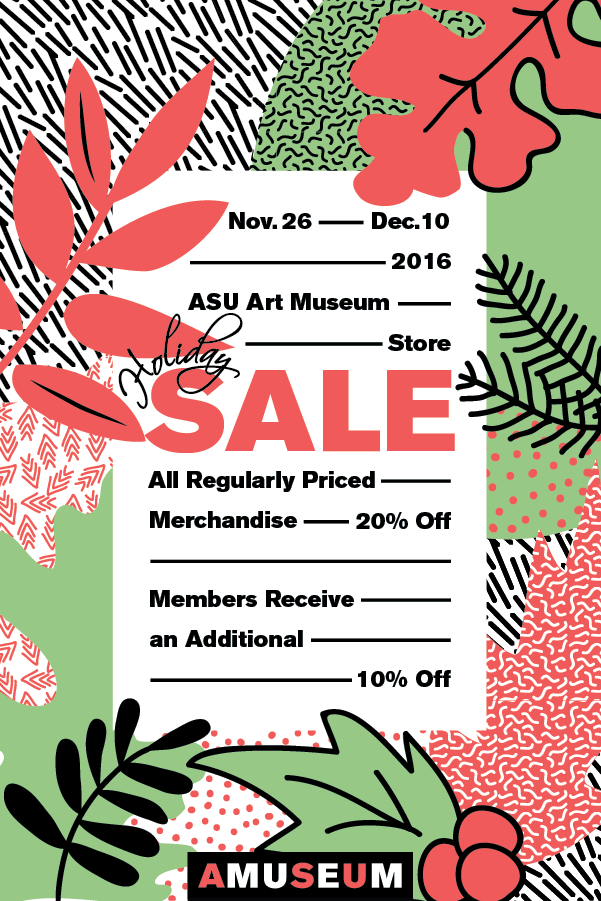 ASU Art Museum Store Holiday Sale