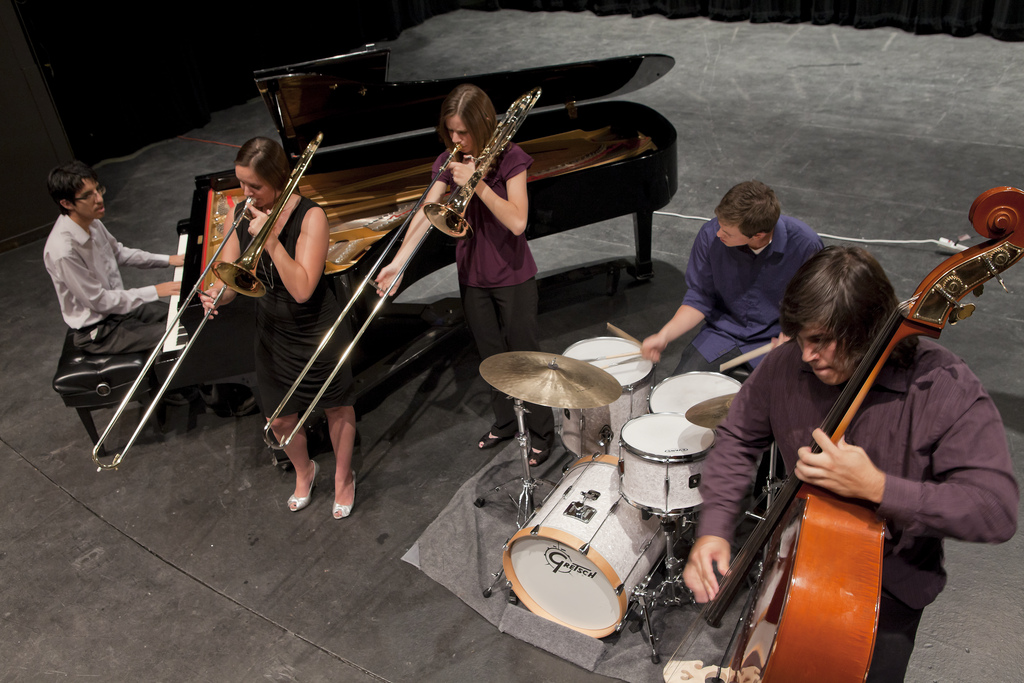 Photo of jazz combo performance