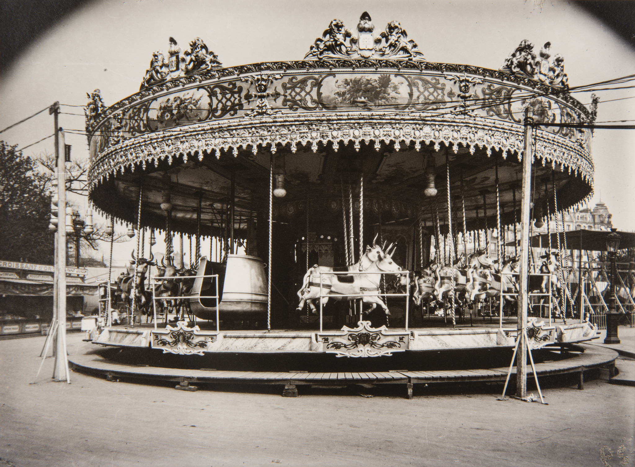 Carrousel by Eugene Atget