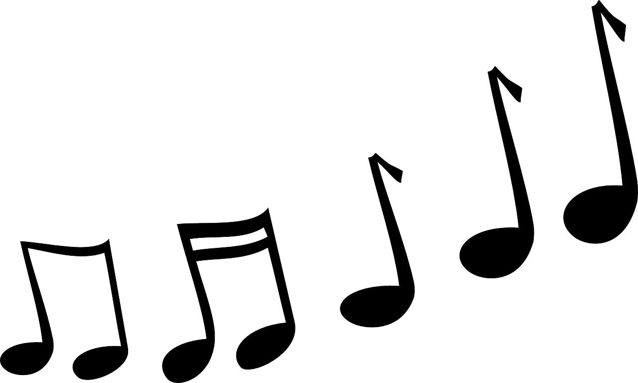 Illustration of musical notes