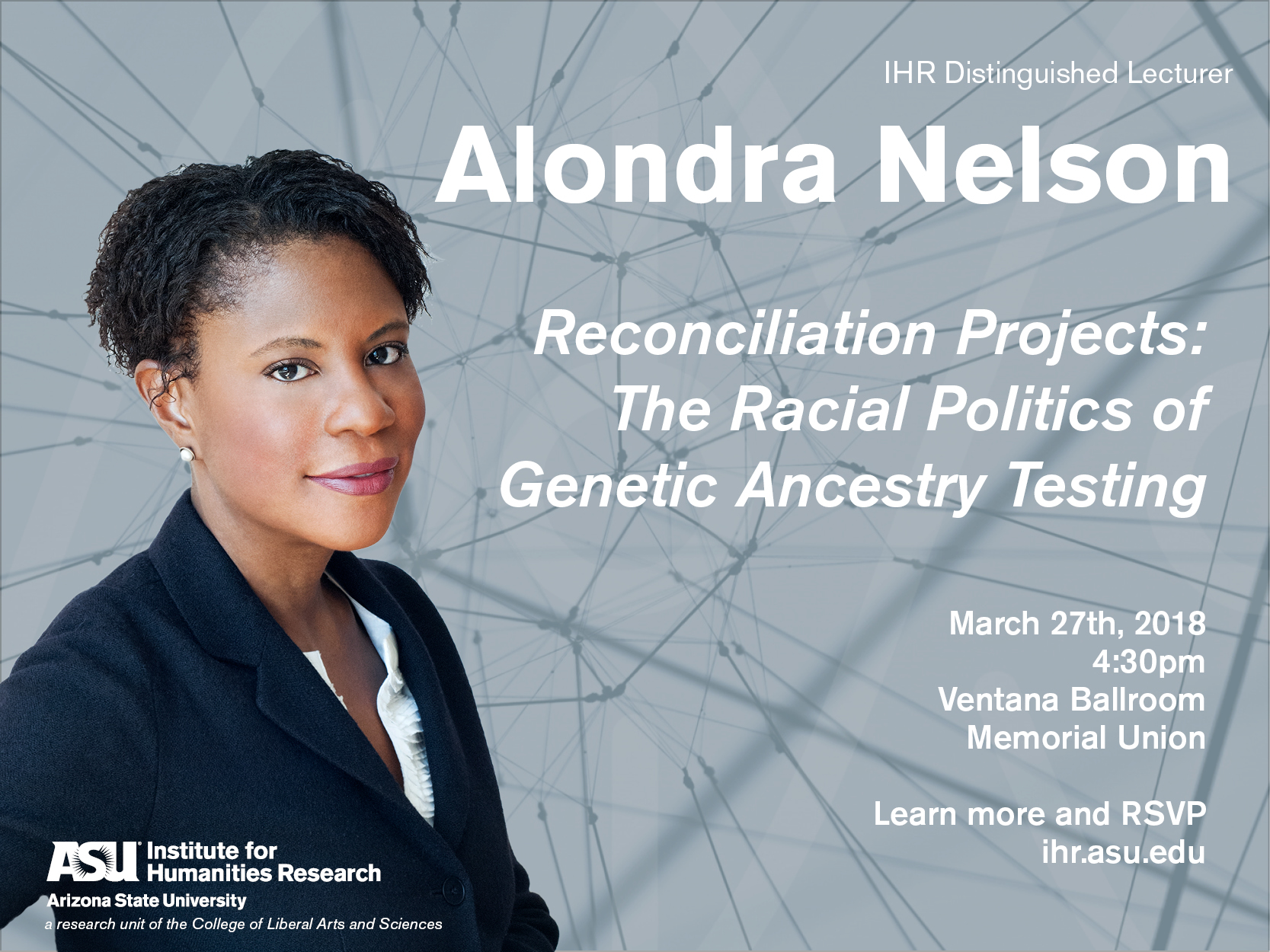 Alondra Nelson lecture flyer