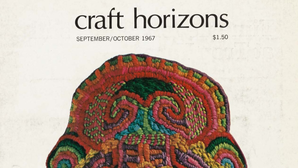 A cover from Craft Horizons magazine dating back to 1967