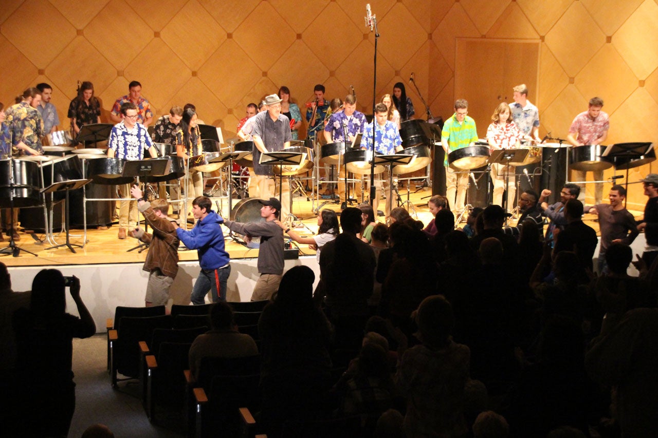 Photo of a Pan Devils Steel Band performance