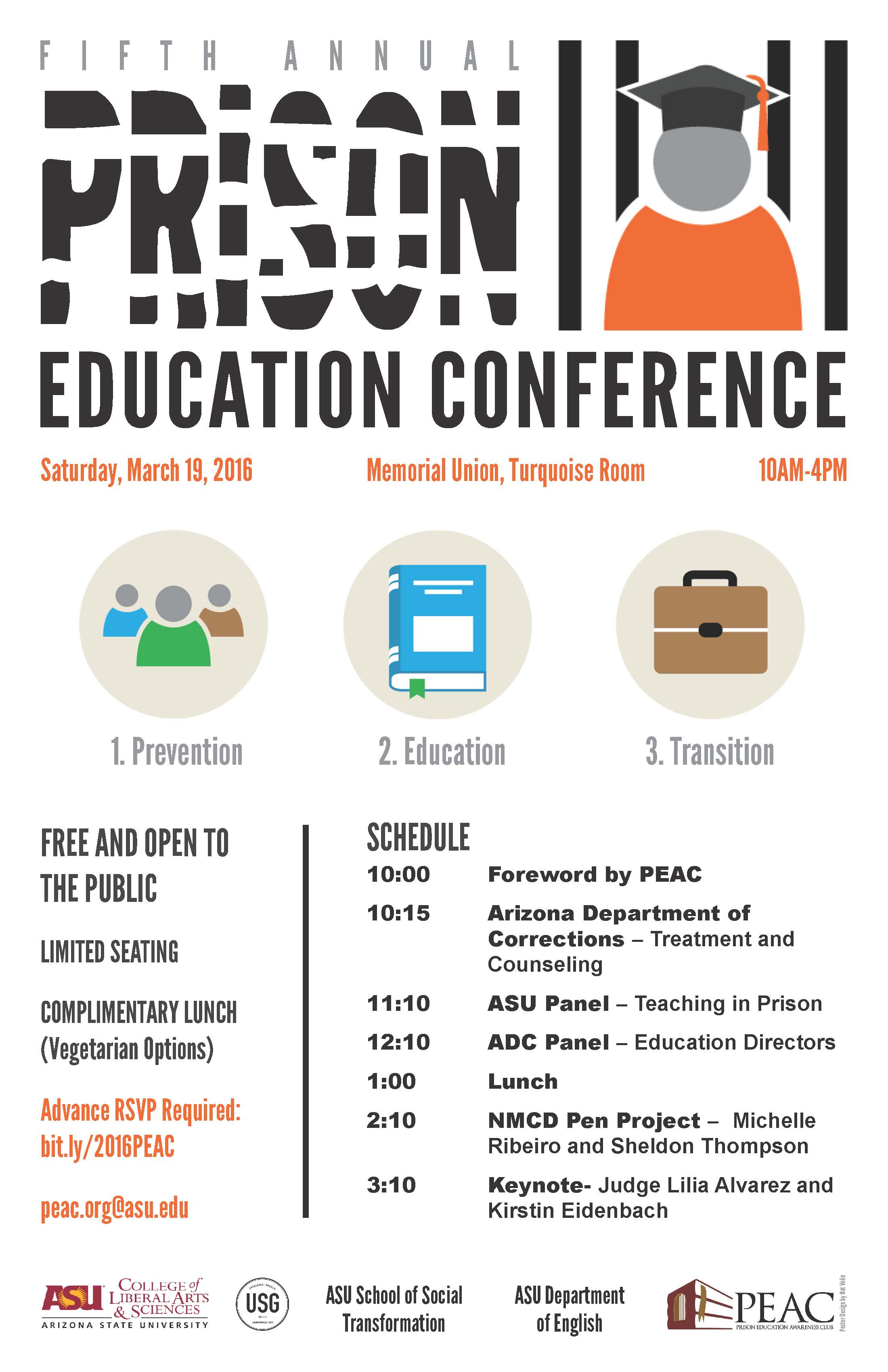 Prison Education Conference flyer