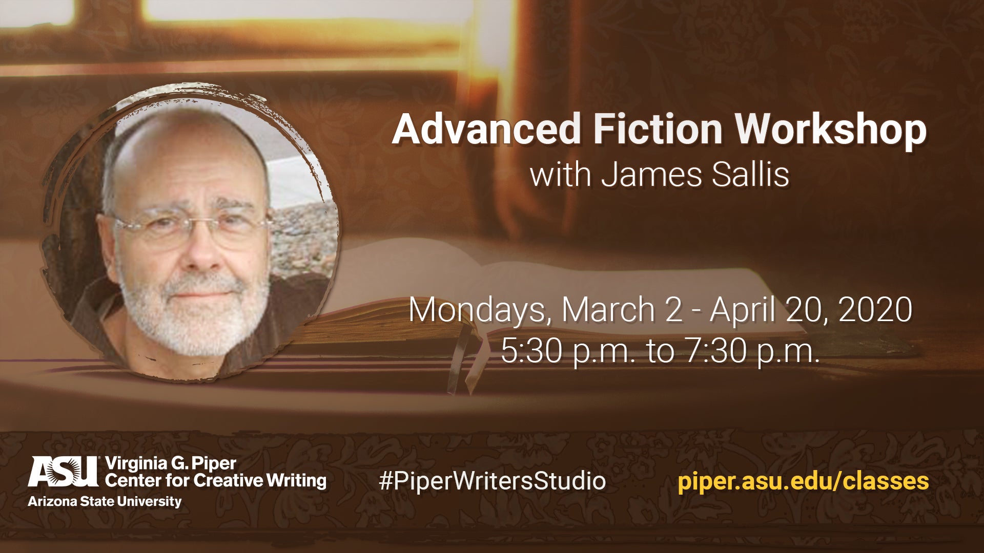 Advanced Fiction Workshop with James Sallis