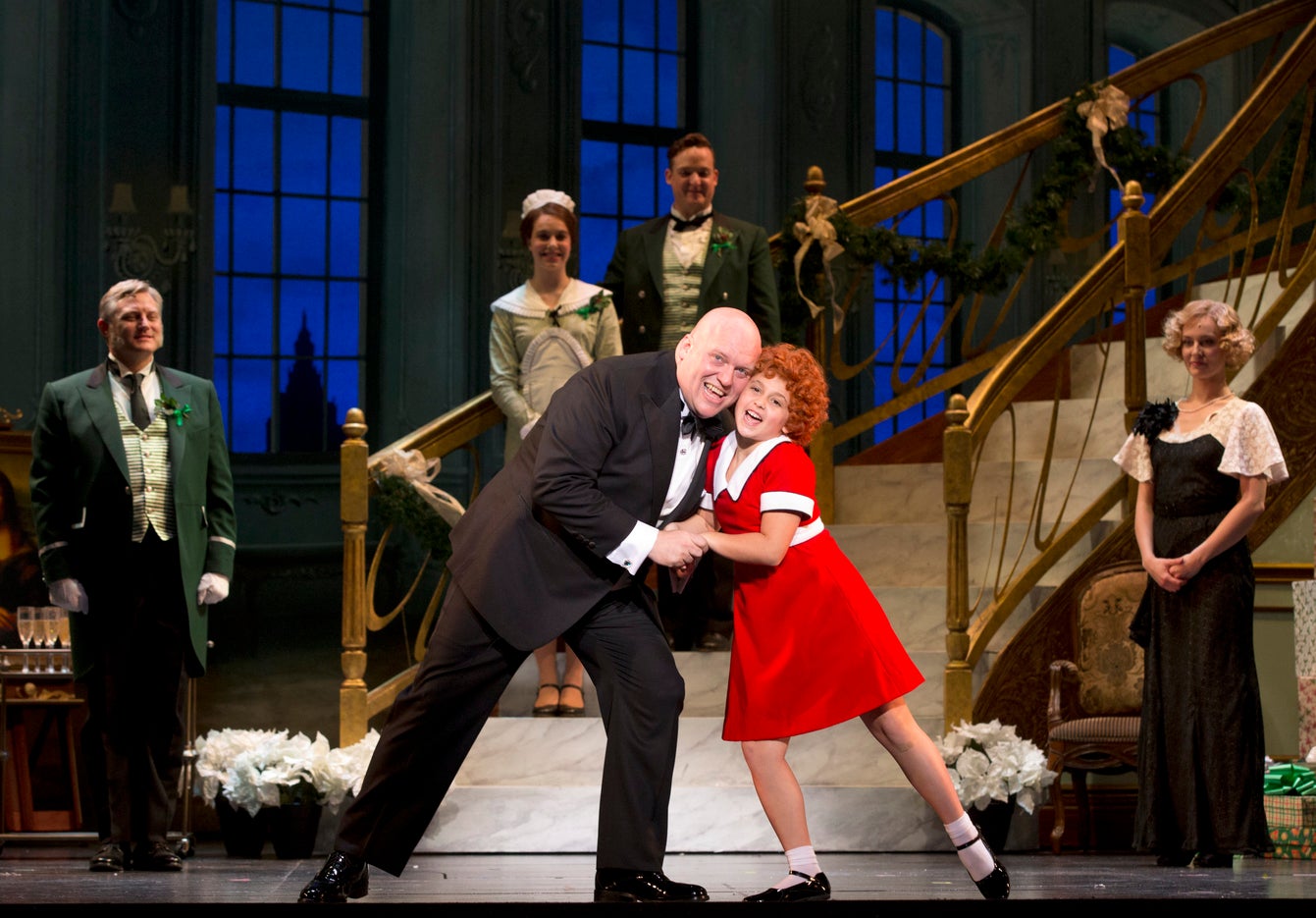 Annie and Mr. Warbucks Share a Duet