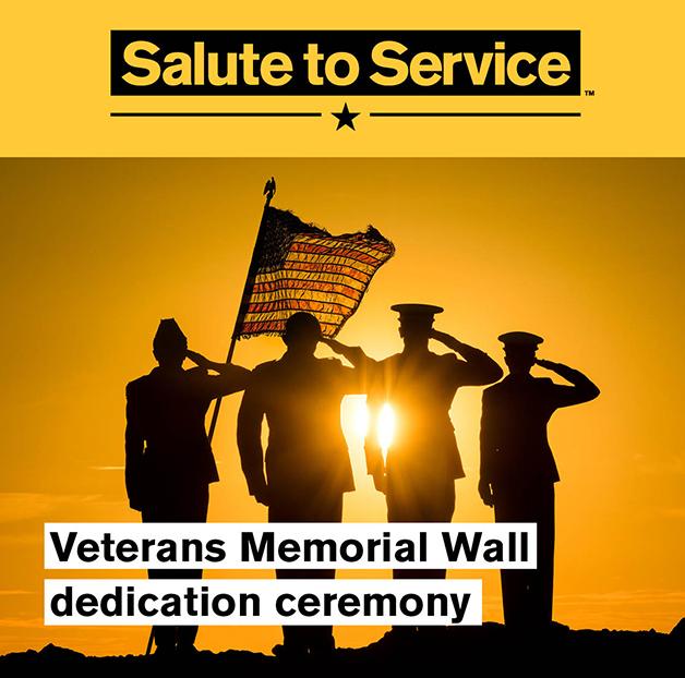 ASU Veterans Memorial Wall Dedication Ceremony