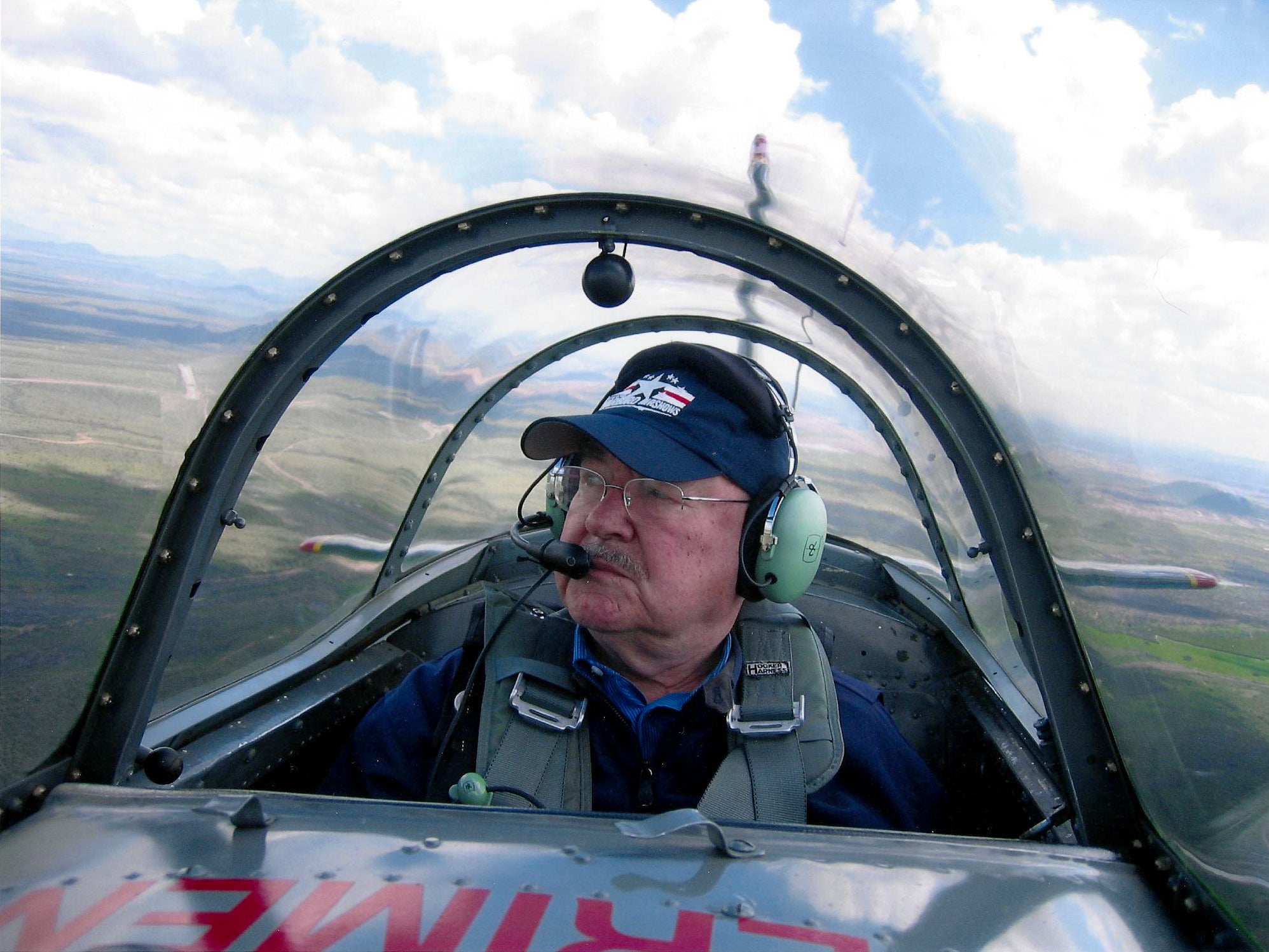 Sergei Sikorsky in flight