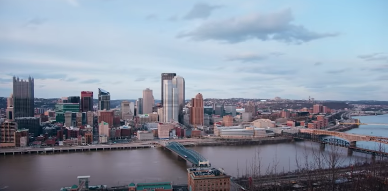 skyline view of Pittsburgh