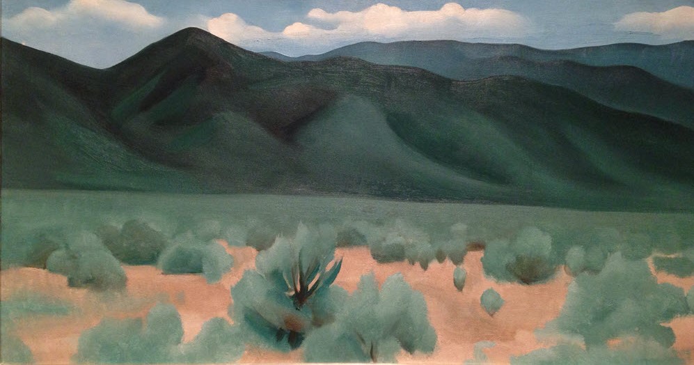 "Hills before Taos" by Georgia O'Keeffe. Photo by Shannon McGee on Flickr. Used under CC 2.0.