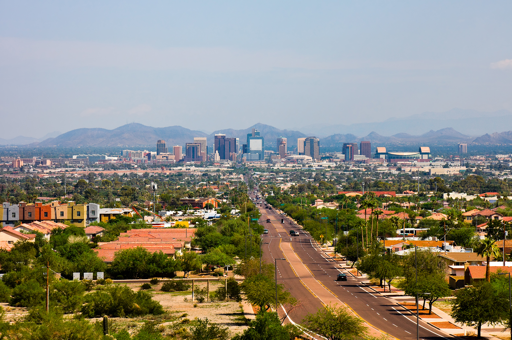 view of downtown Phoenix