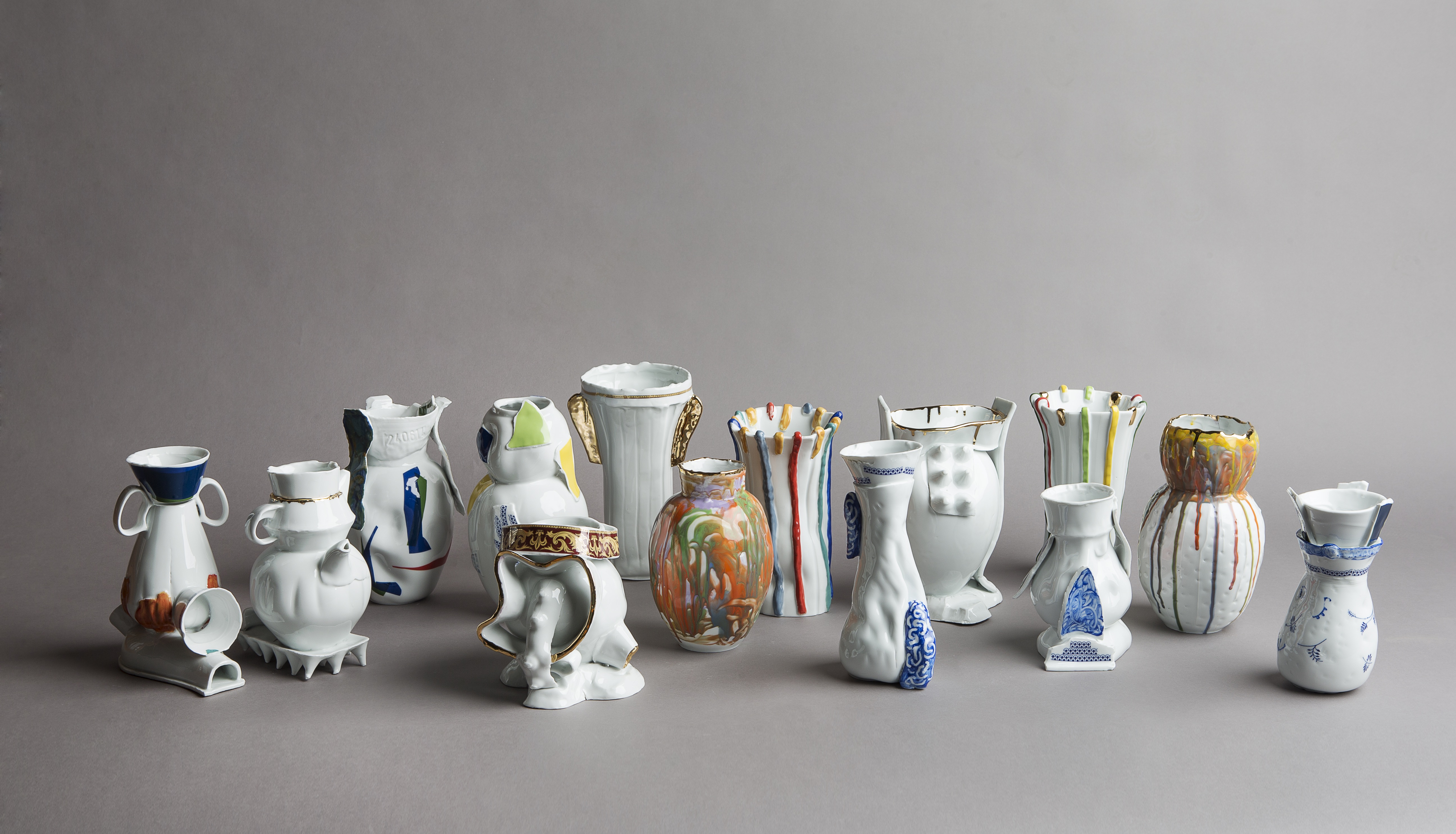 Patrick Loughran, "Vases," 2014. Porcelain. Photo by Guido Werner.