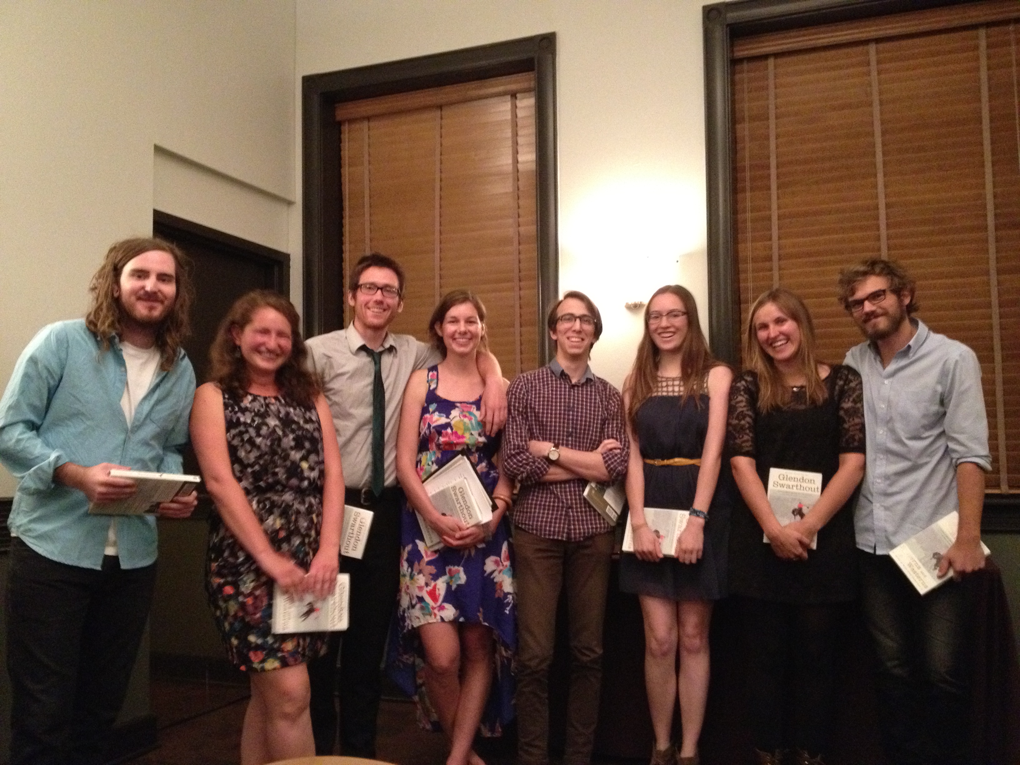 Winners of the Swarthout Awards in Writing, 2013