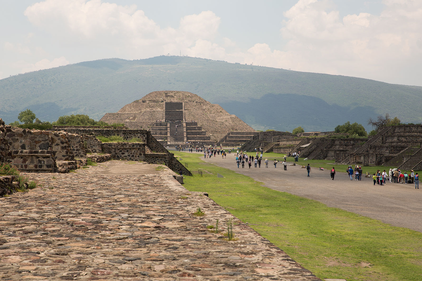 Aztec pyramid in Mexico