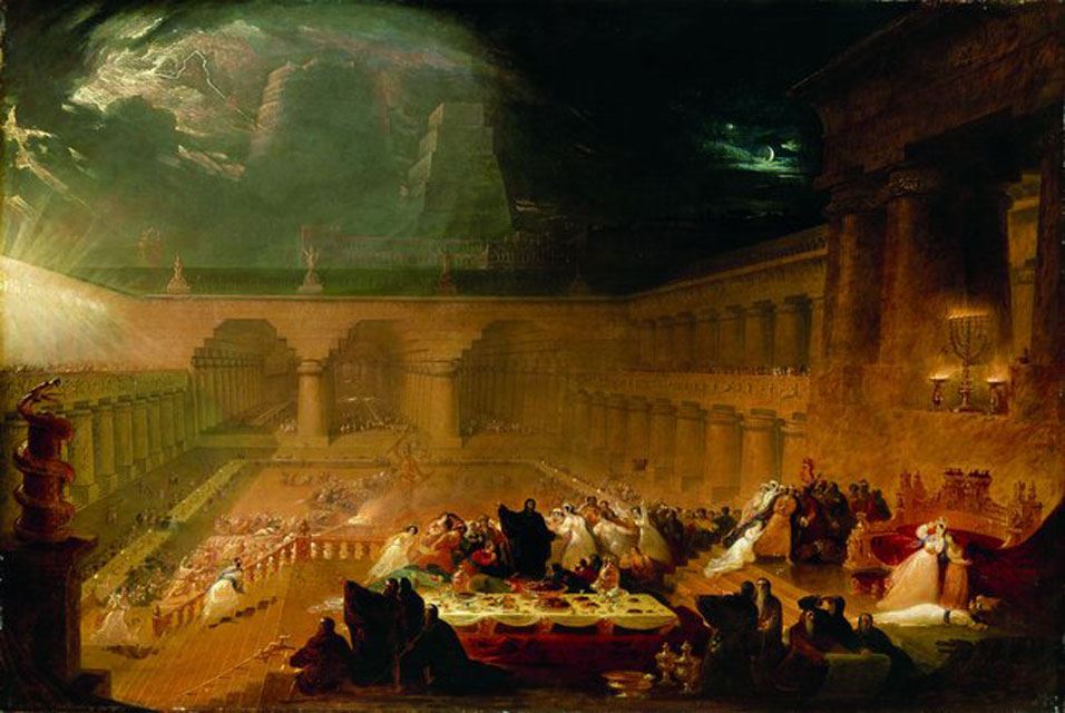 "The Destruction of Sodom and Gomorrah" by John Martin, 1852. Public domain photo from Wikimedia Commons.