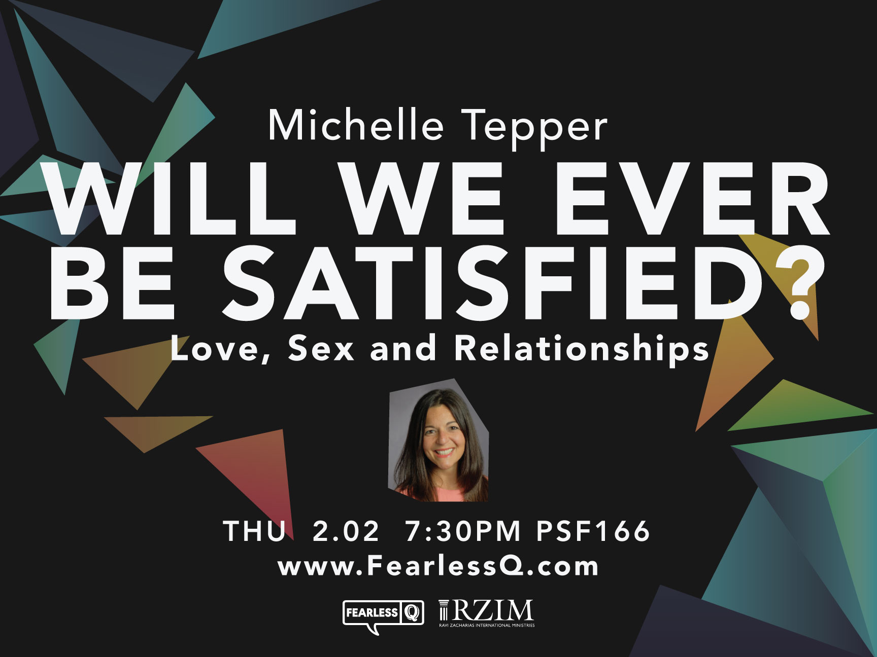 Will We Ever Be Satisfied? Love, Sex, and Relationships | ASU Events