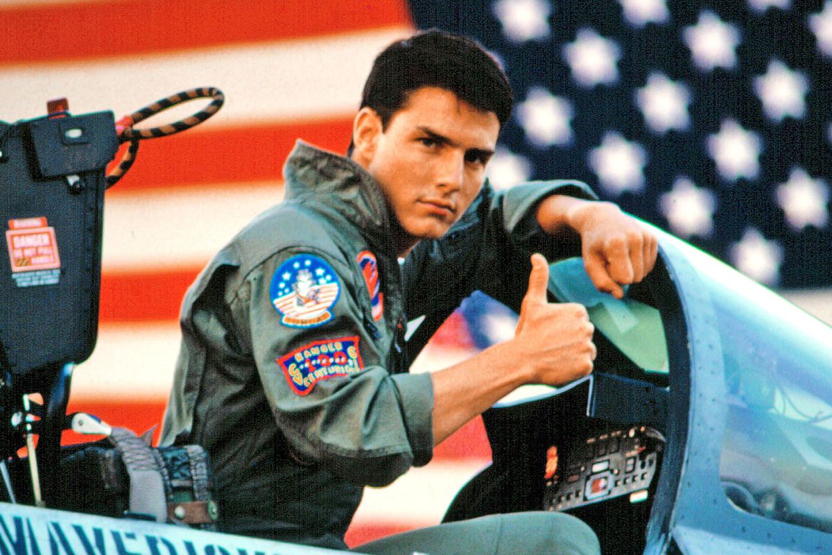 Image of Tom Cruise from the movie, Top Gun