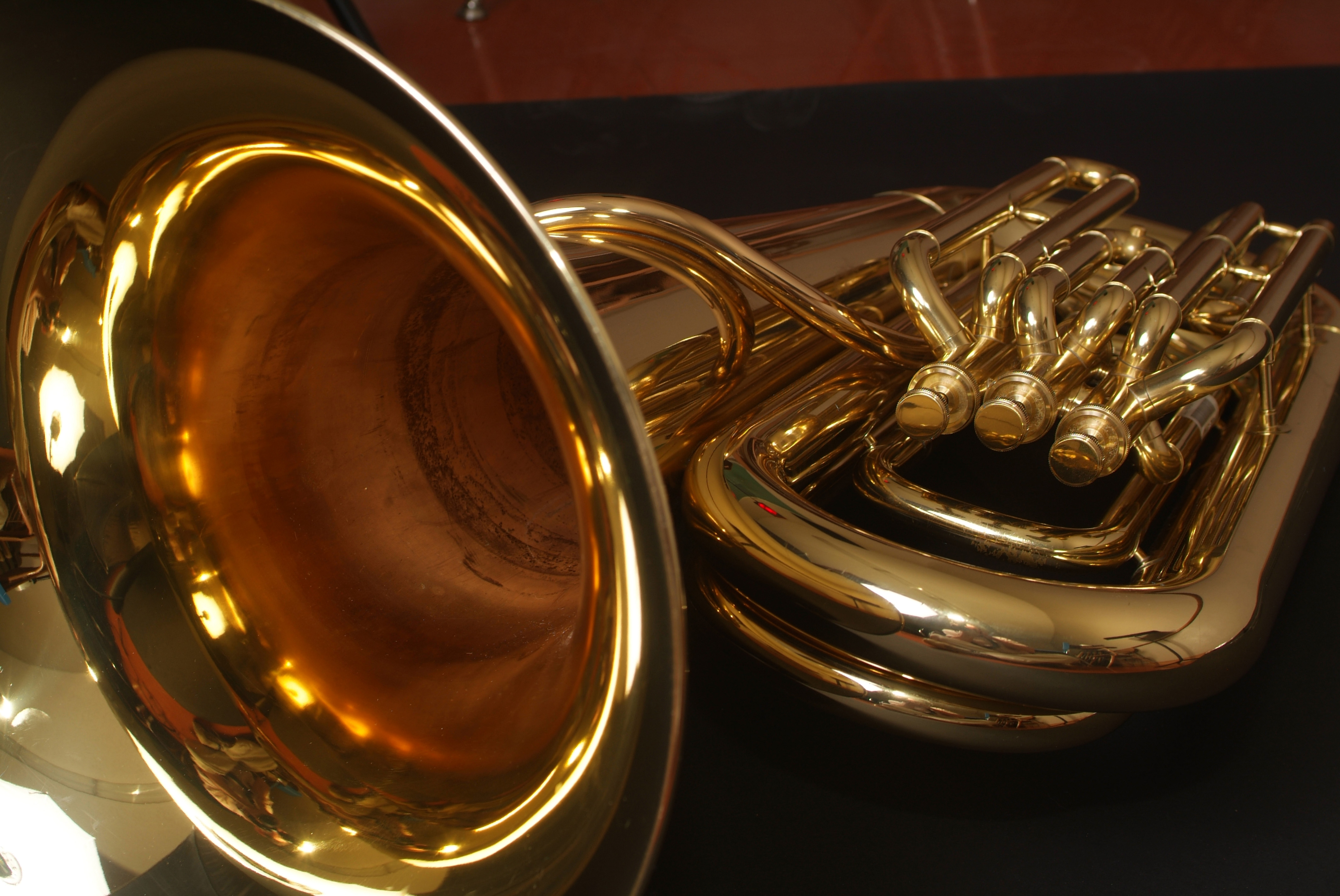 Stock photo of a tuba