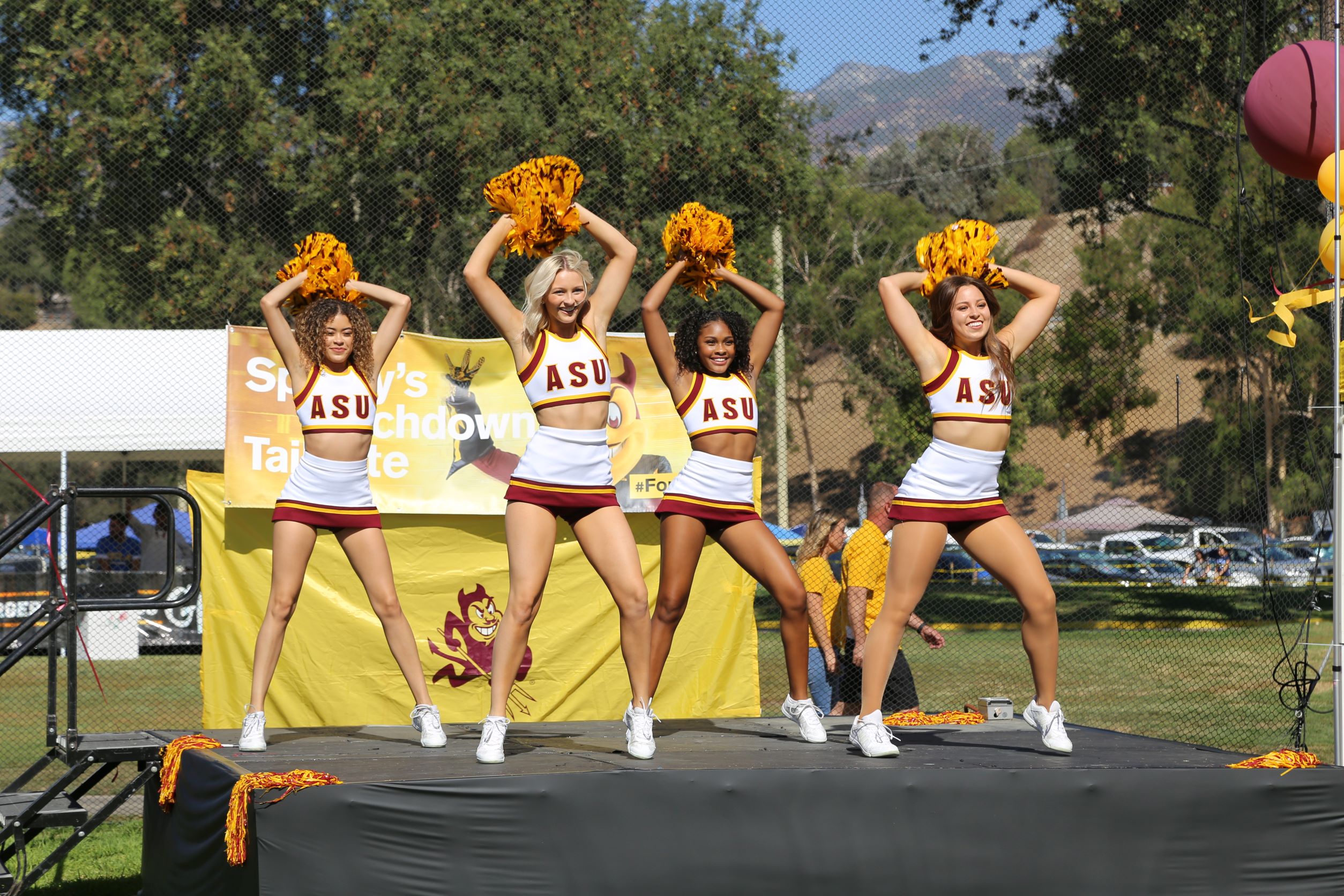 Spirit Squad performing