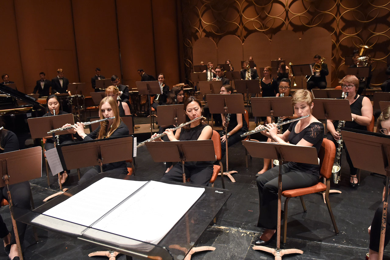 Stock photo of ASU Wind Ensembles