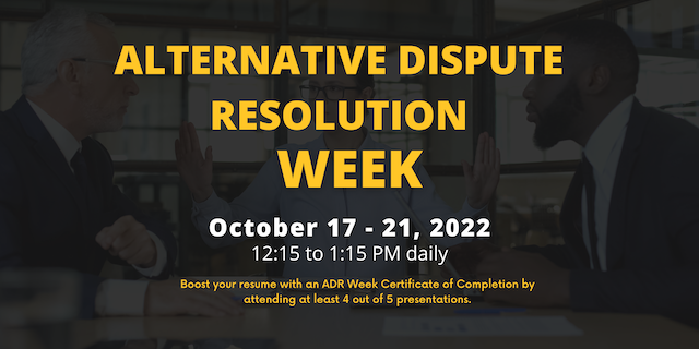 Alternative Dispute Resolution Week
