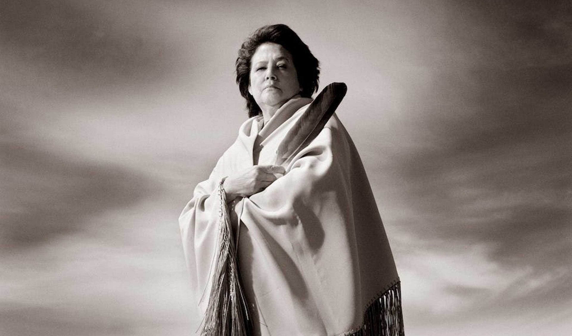 Portrait of Elouise Cobell from the “100 Years: One Woman’s Fight for Justice” film poster