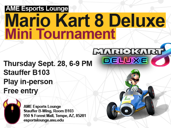 Attend cSAB-sponsored Mario Kart tournament this Friday