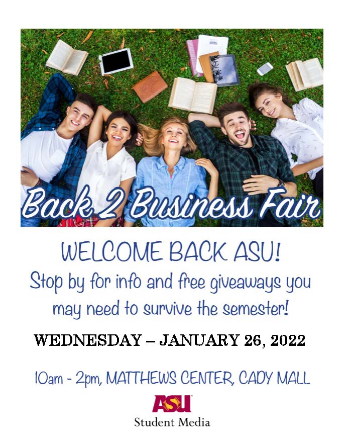 Asu Events Calendar 2022 Asu Back To Business Fair, Spring 2022 | Asu Events