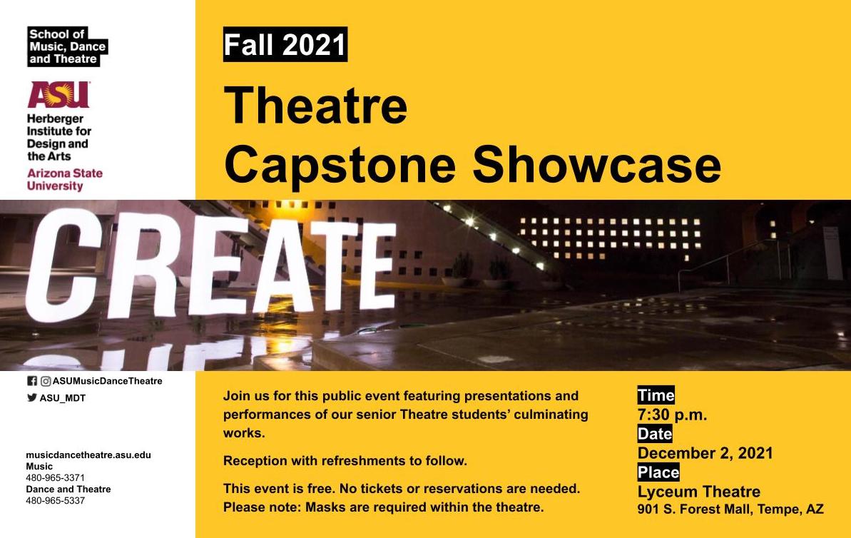 theatre capstone project ideas